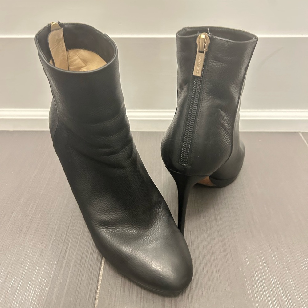 Jimmy Choo Black Leather Ankle Boots